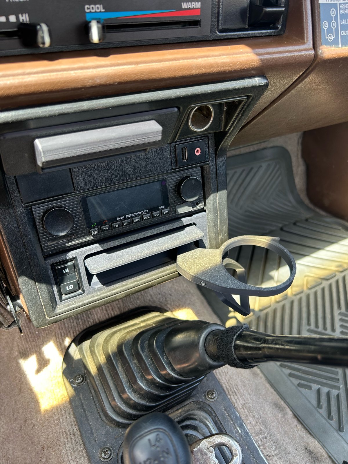 Toyota Truck and 4Runner Radio bezel cupholder 