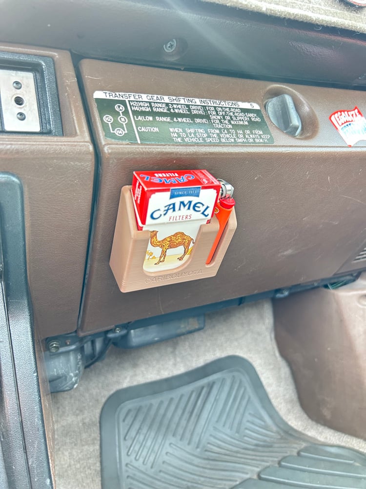 Cigarette Pack and Lighter Holder 