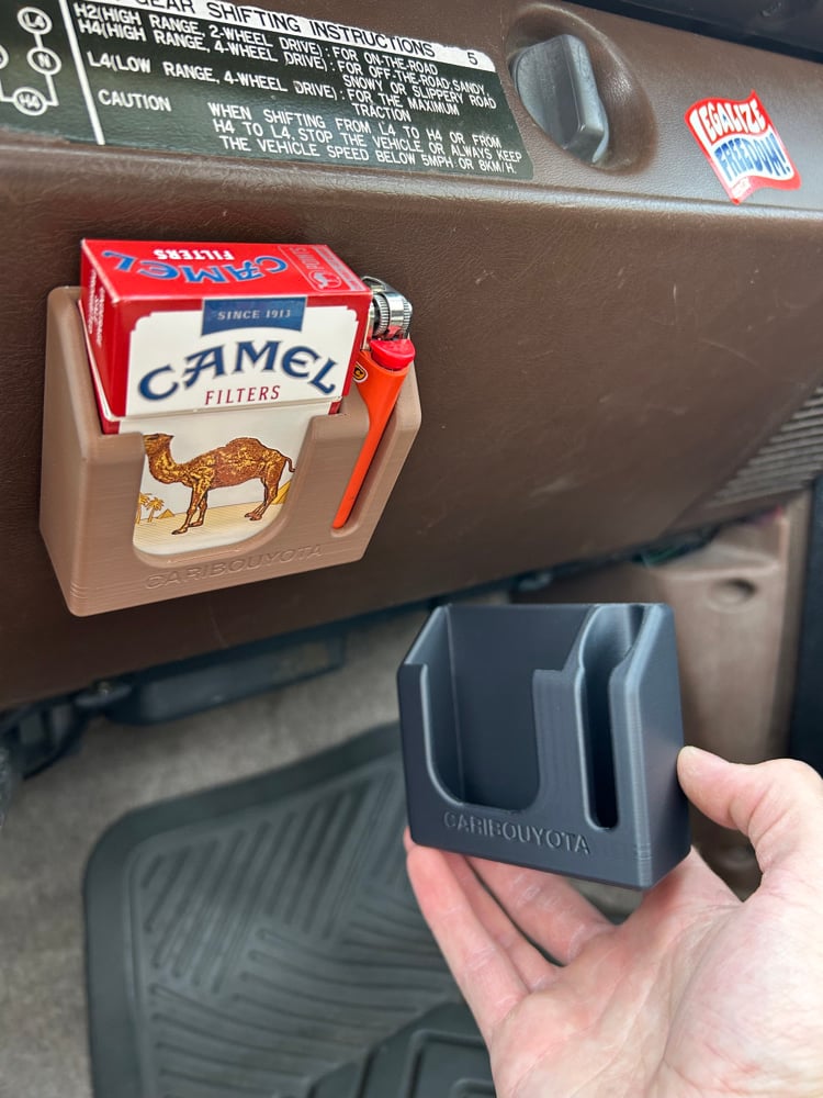 Cigarette Pack and Lighter Holder 