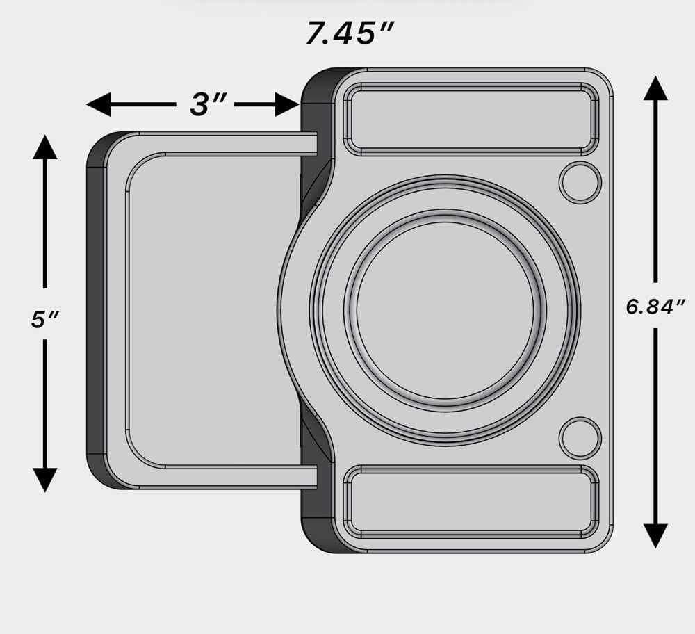 Magnetic Cupholder Console 
