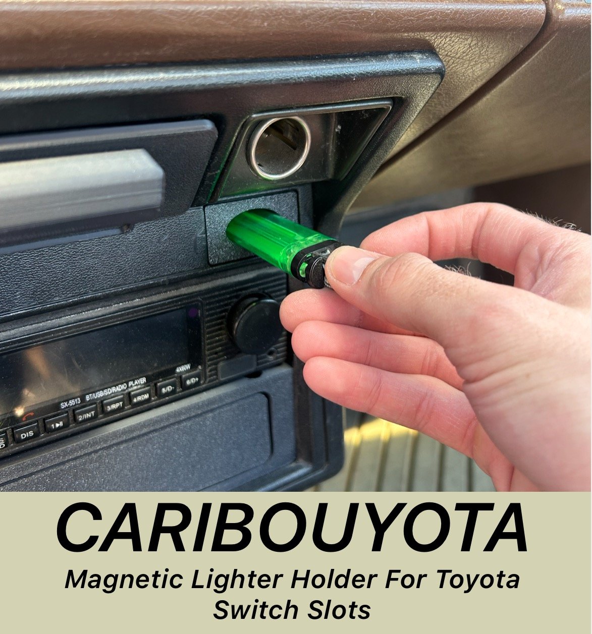 Toyota Switch Slot Lighter Holder (Old style)