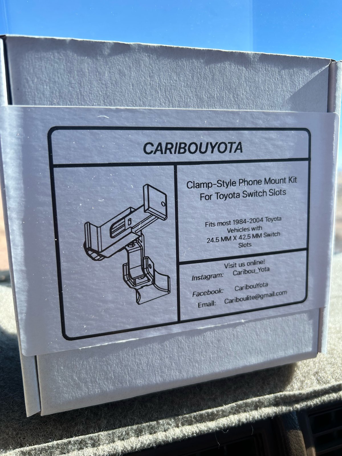Toyota Switch Blank Phone Mount Kit